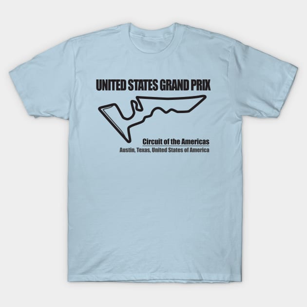 United States Grand Prix LS T-Shirt by Chicanery